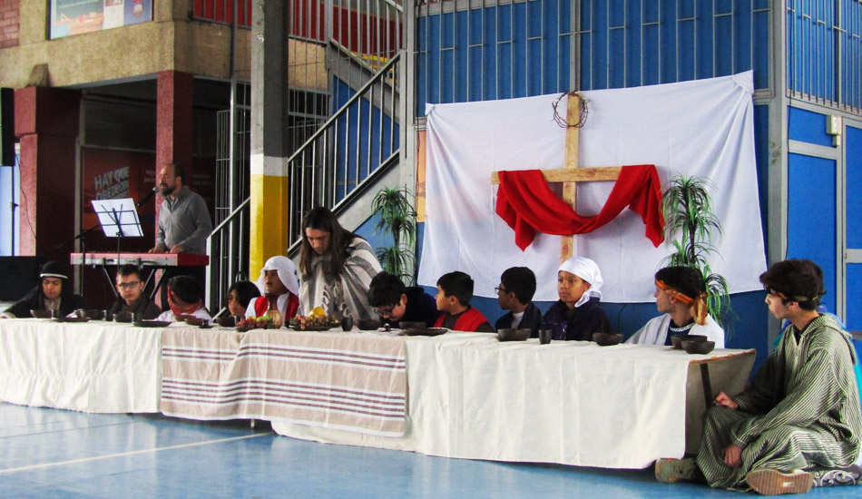 Emocionante presentación de la Última Cena