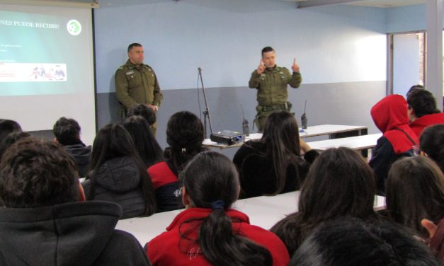 Carabineros de Chile dictaron importante charla